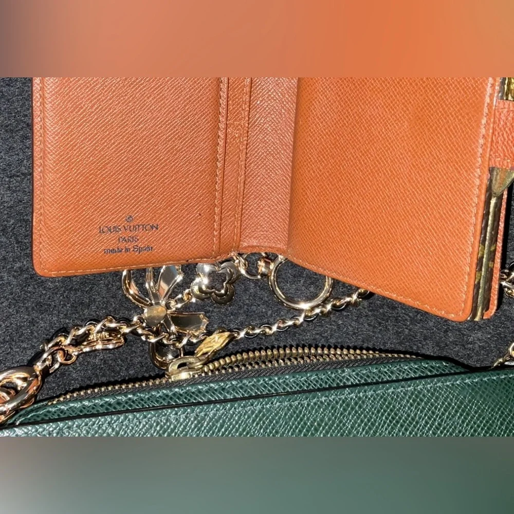 ✅LV CLUTCH+KISSLOCK WALLET AUTHENTIC DEAL LOUIS VUITTON - Picture 12 of 14